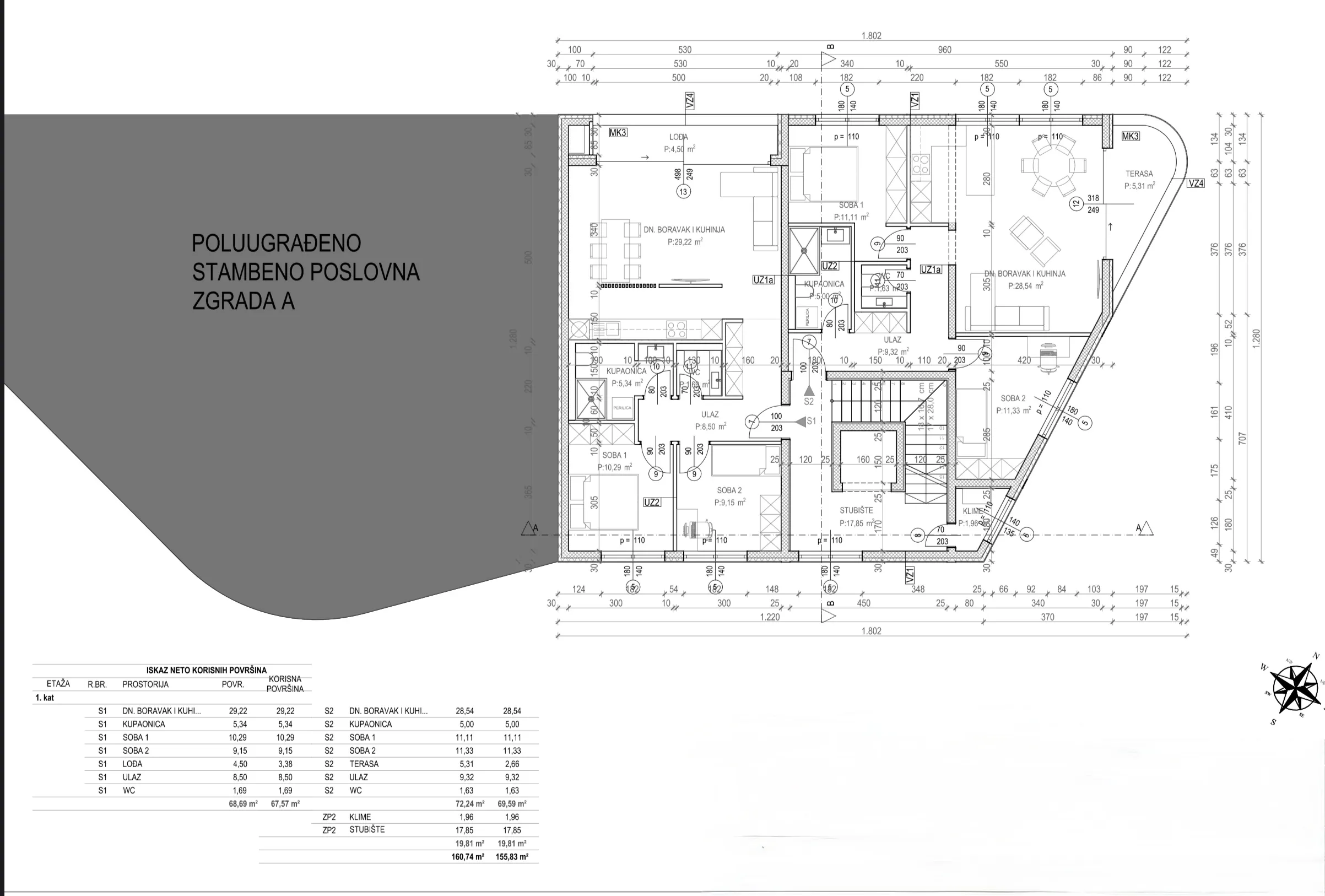 istra, tar, novogradnja, luksuzan dvosobni stan 69,59 m2, s prekrasnim pogledom na more i alpe - slika 22