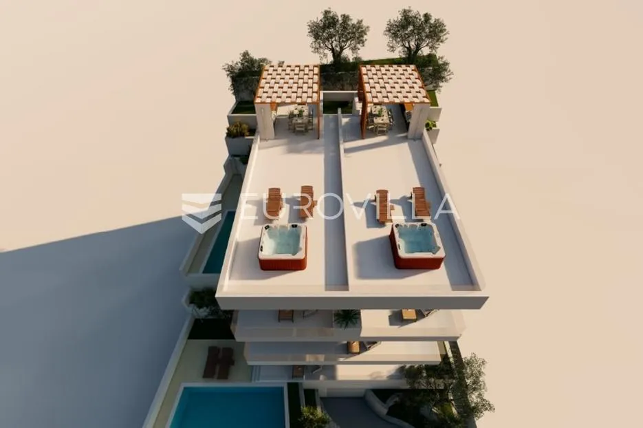omiška rivijera, luksuzni penthouse s krovnom terasom - slika 9