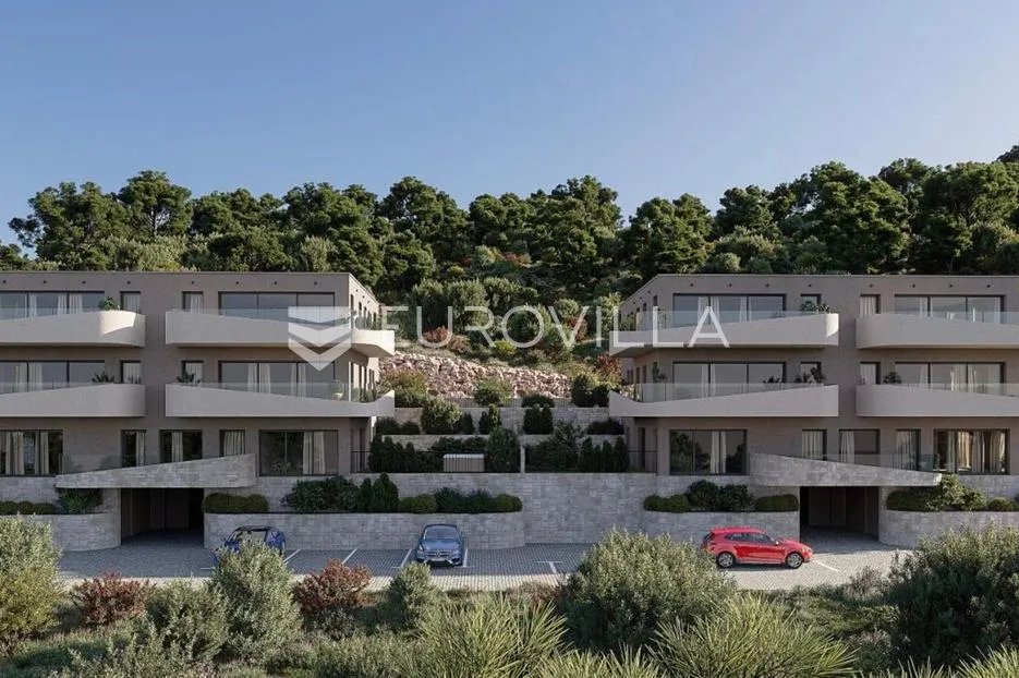 brodarica, novogradnja, jednosoban stan s pogledom na more, 65,95 m² - slika 10