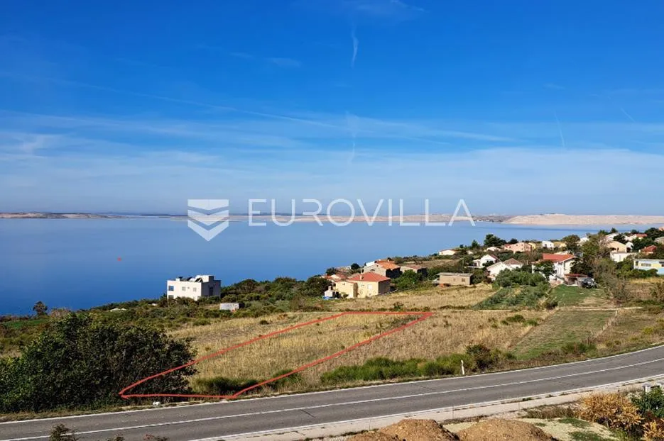 Ražanac, Rtina, građevinsko zemljište 2275m2 s pogledom na more - Rtina, Ražanac