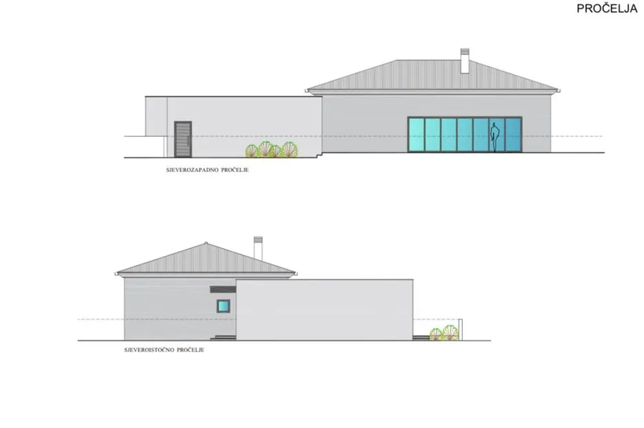 istra, loborika, zemljište s građevinskom dozvolom 1007 m2 - slika 2