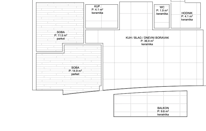opatija privé, ekskluzivan trosoban stan 84 m², bazen, teretana - slika 24