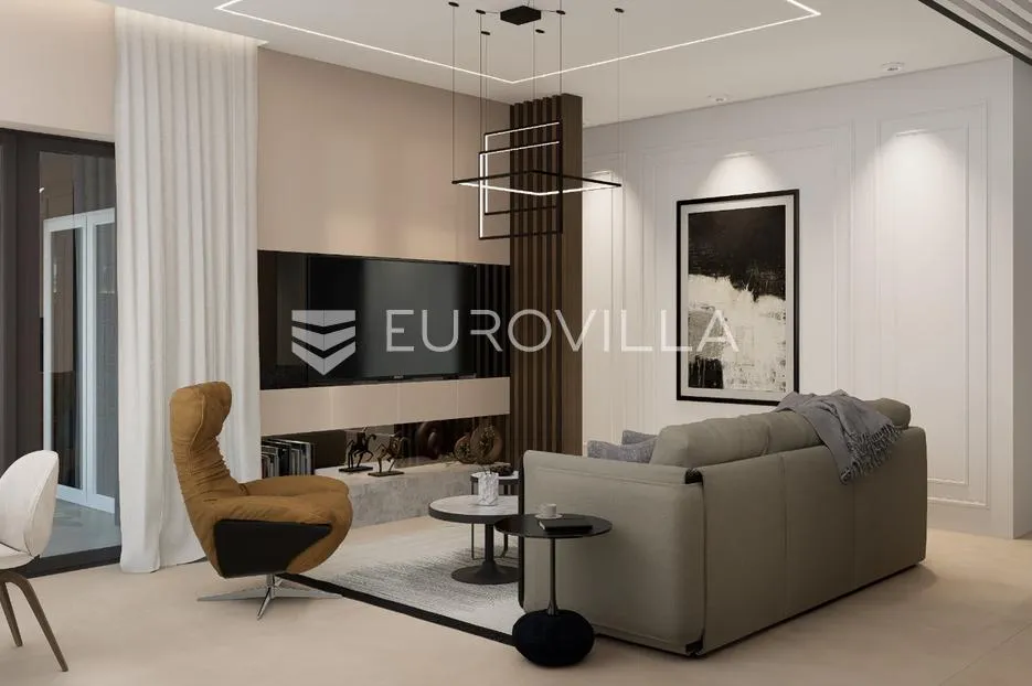 istra, rovinj, ekskluzivan penthouse s tri spavaće sobe s pogledom na more i garažom nkp 144m2 - slika 3