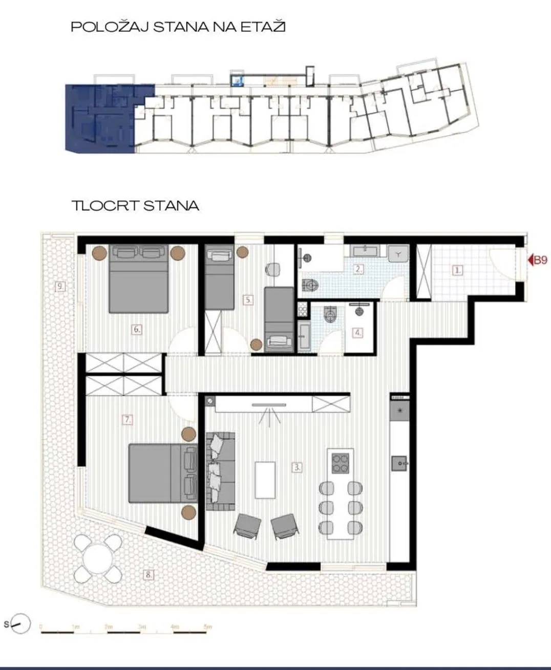 istra, pula, luksuzan trosoban stan na prvom katu nkp 103,91 m2 eksluzivna novogradnja - slika 10