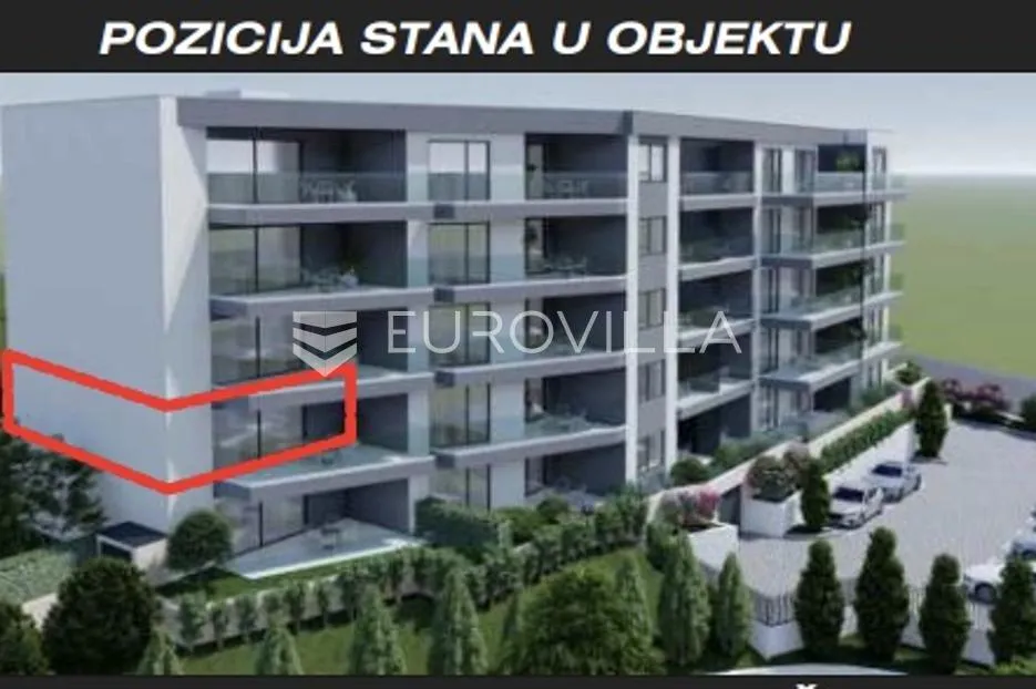 makarska: luksuzni dvosoban stan, novogradnja, pogled na more, lift - slika 2