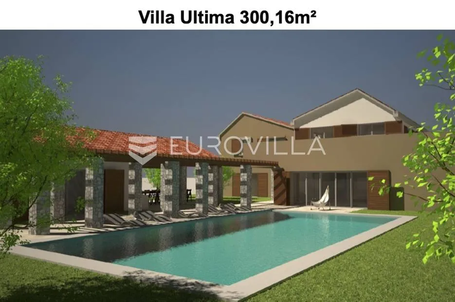 Istra, Kršan, zemljište 45.000 m² s projektom za 32 ville