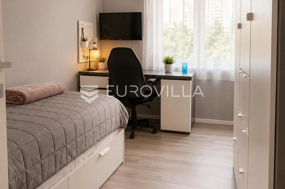 rijeka, kantrida, najam, trosoban stan s loggiom i pogledom na more, 9. kat - slika 8