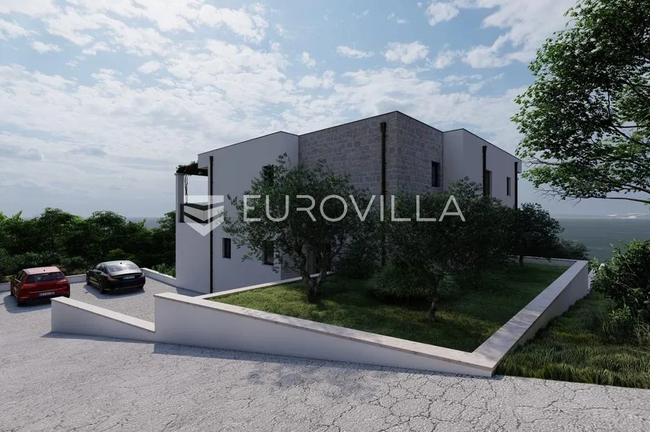 omiš, ruskamen, građevinska parcela s idejnim projektom (525 m2) - slika 3