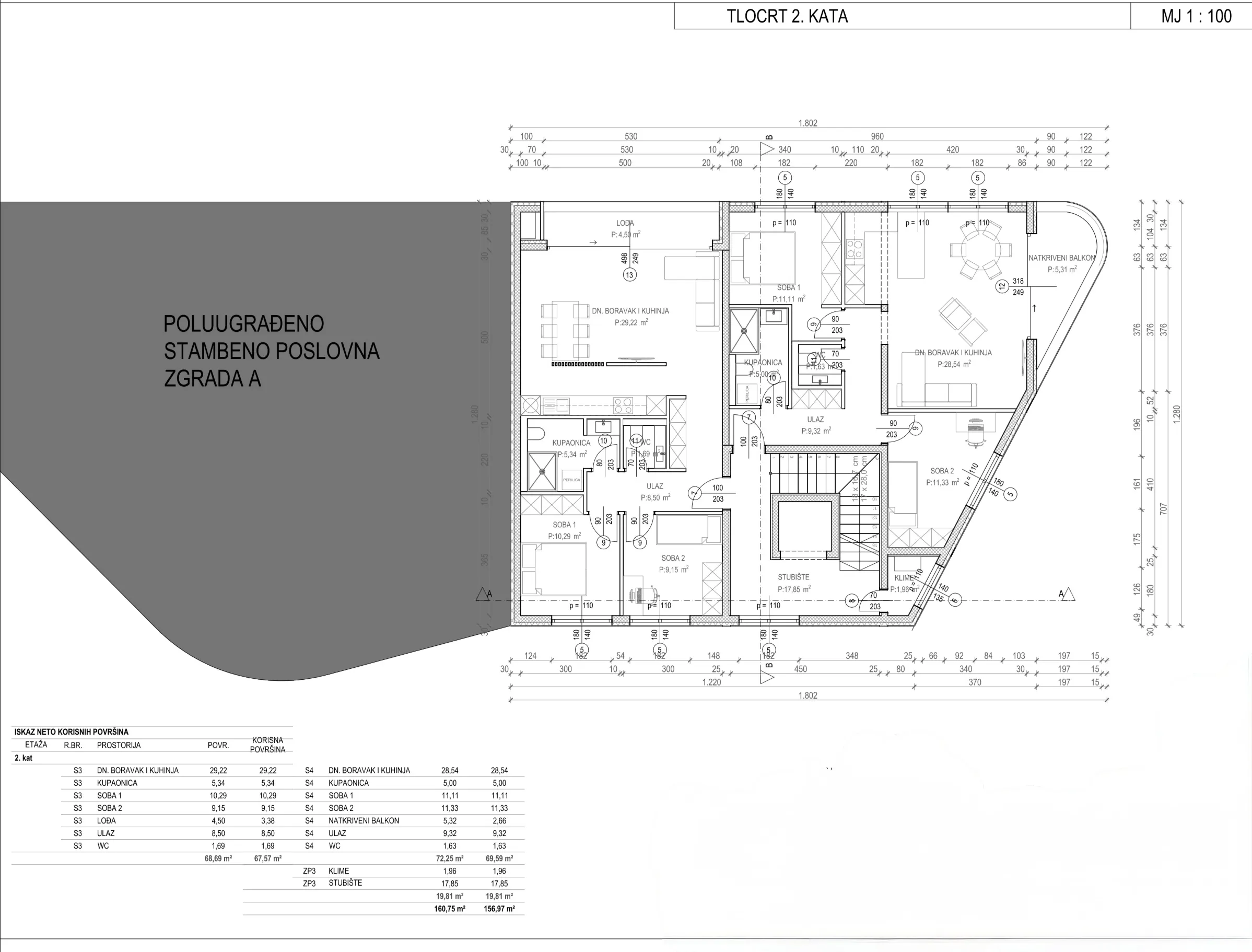 istra, tar, novogradnja, luksuzan dvosobni stan nkp 67,57 m2, s prekrasnim pogledom na more i alpe - slika 26