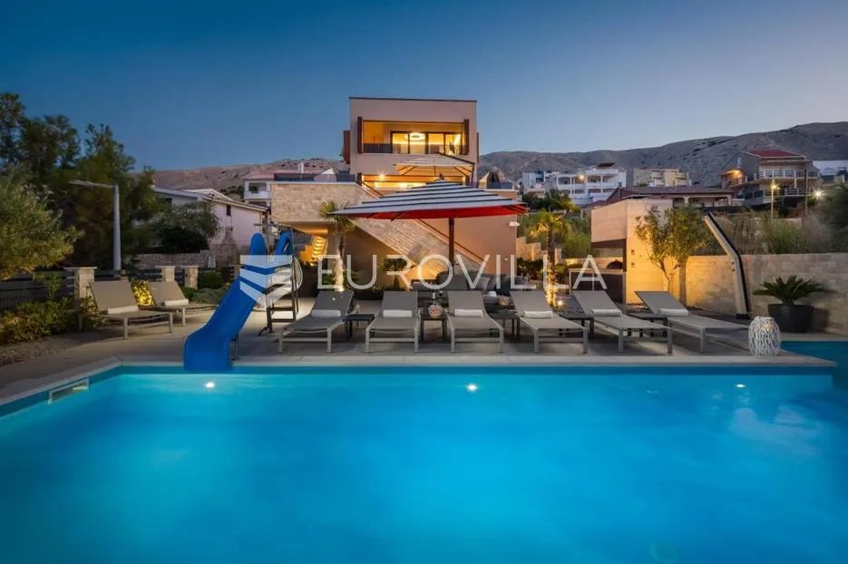 pag prekrasna villa sa pogledom na more 350 m² na 200 metara od mora - slika 2