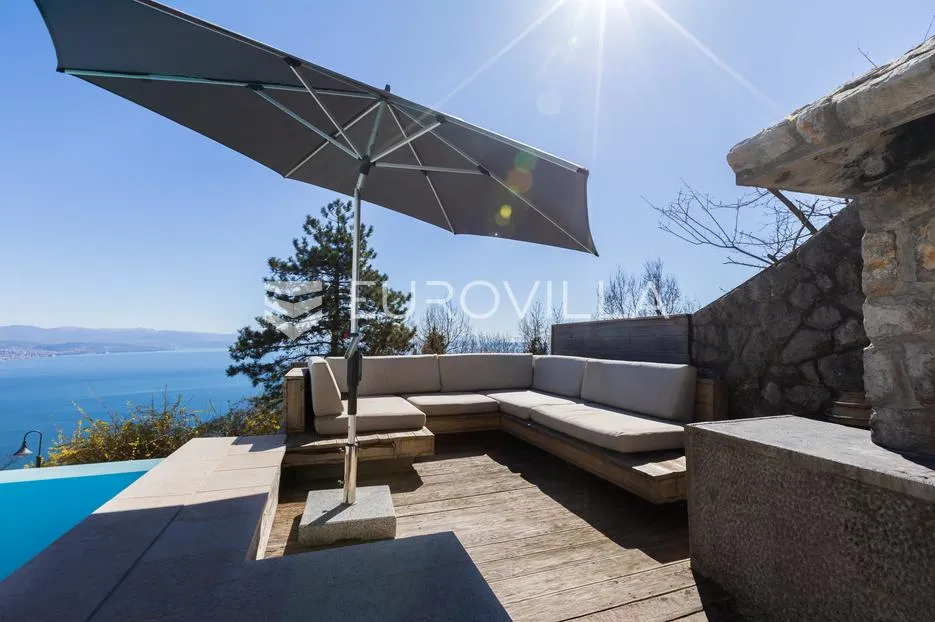 opatija, veprinac, jedinstvena vila s infinity bazenom i nevjerojatnim pogledom na kvarner - slika 39