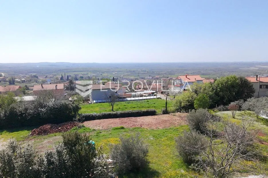 istra, kaštelir, građevinsko zemljište s pogledom na more nkp 932 m2 - slika 3