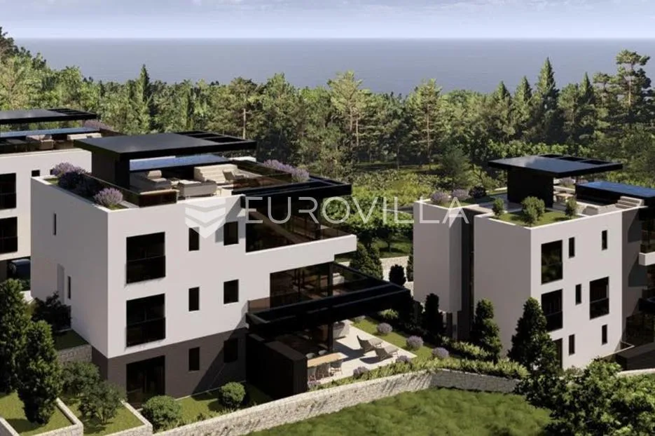 krk, trosoban stan 120 m², vrtom i konobom - slika 2