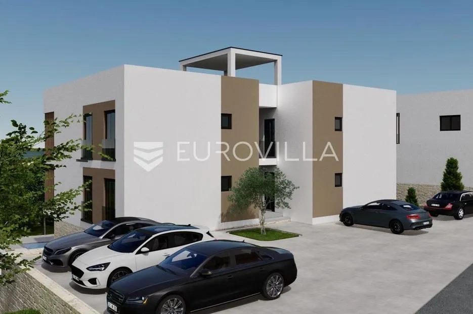 trogir, čiovo, dvosoban penthouse s krovnom terasom i predivnim pogledom na more - slika 7