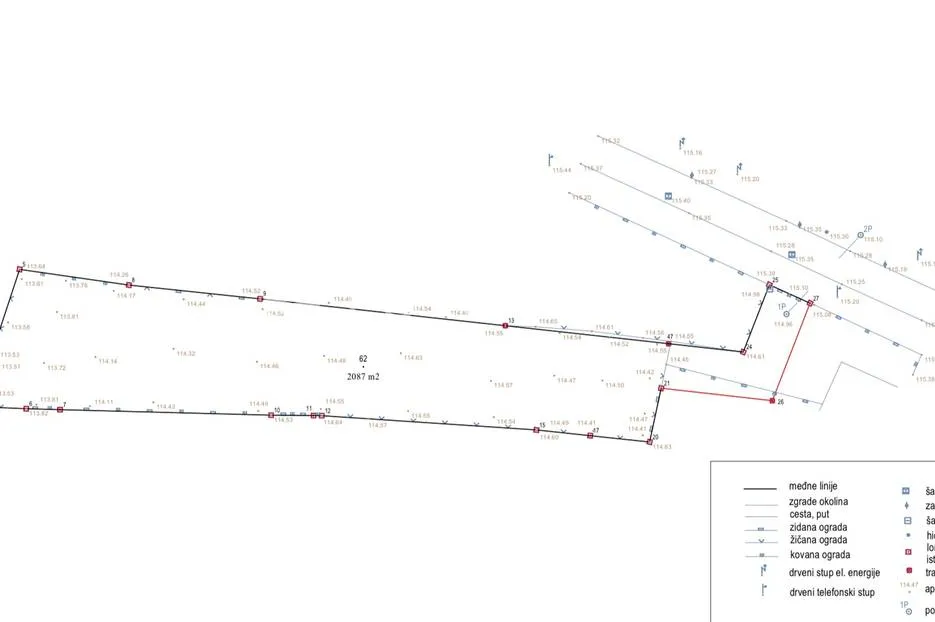 Novi Zagreb, Zapad, Gornji Čehi građevinsko zemljište 2.087 m²