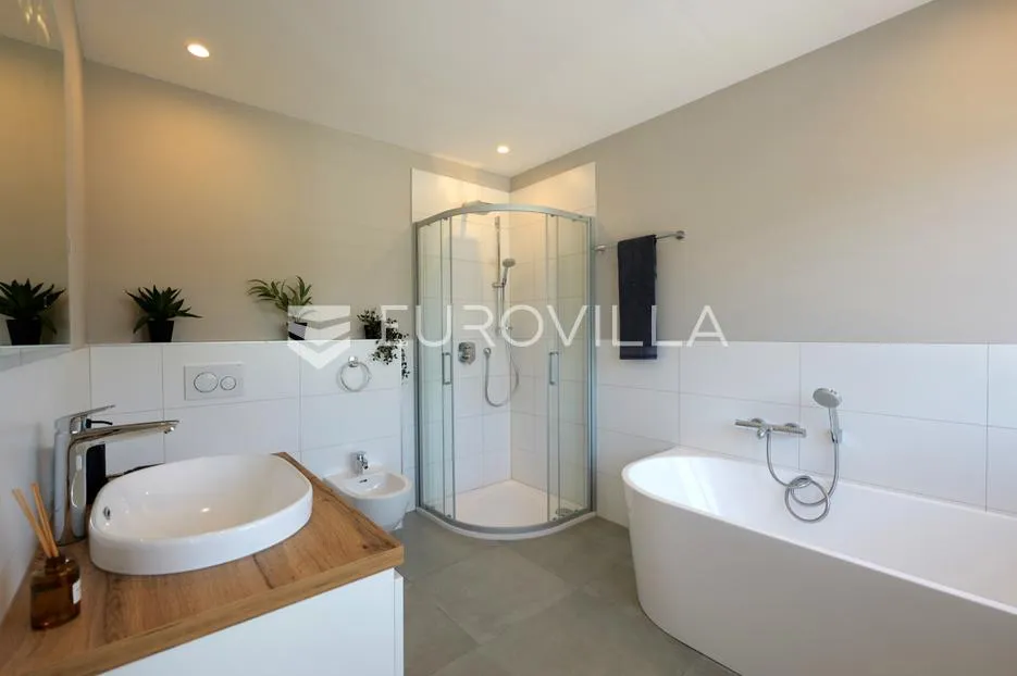 istra, pomer: ekskluzivna moderna vila 286 m² s bazenom i pogledom na more, 400m od obale - slika 25