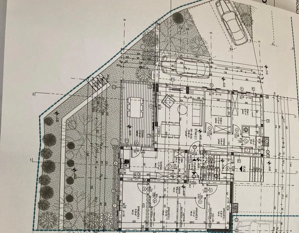 grad cres, grabar, trosoban stan 101 m², vrt, pogled na more - slika 7