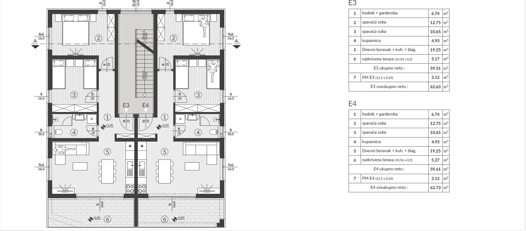 istra, medulin, odličan trosoban stan s pogledom na more, 62.73 m² - slika 27