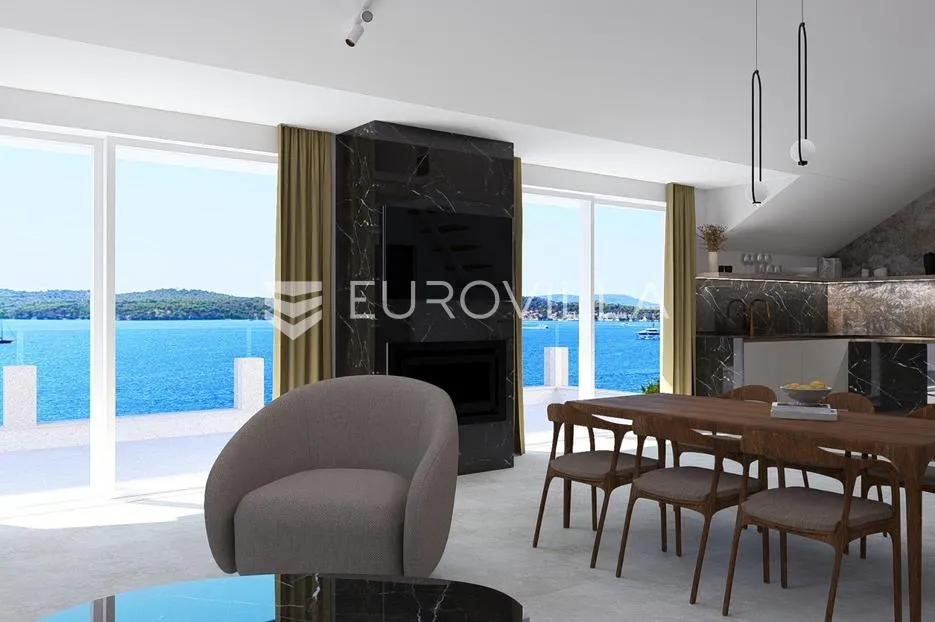 šibenik, plaža banj, penthouse sa prekrasnim pogledom na more, 138,82 m² - slika 2