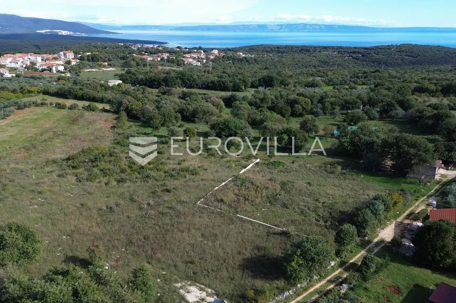 Istra, Krnica, izuzetan građevinski teren s pogledom na more, pravomoćna građevinska dozvola - Krnica, Marčana