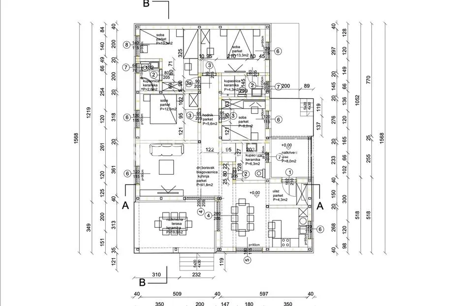istra, sošići okolica, predivna nova prizemnica 142.60 m² s bazenom na mirnoj lokaciji - slika 38
