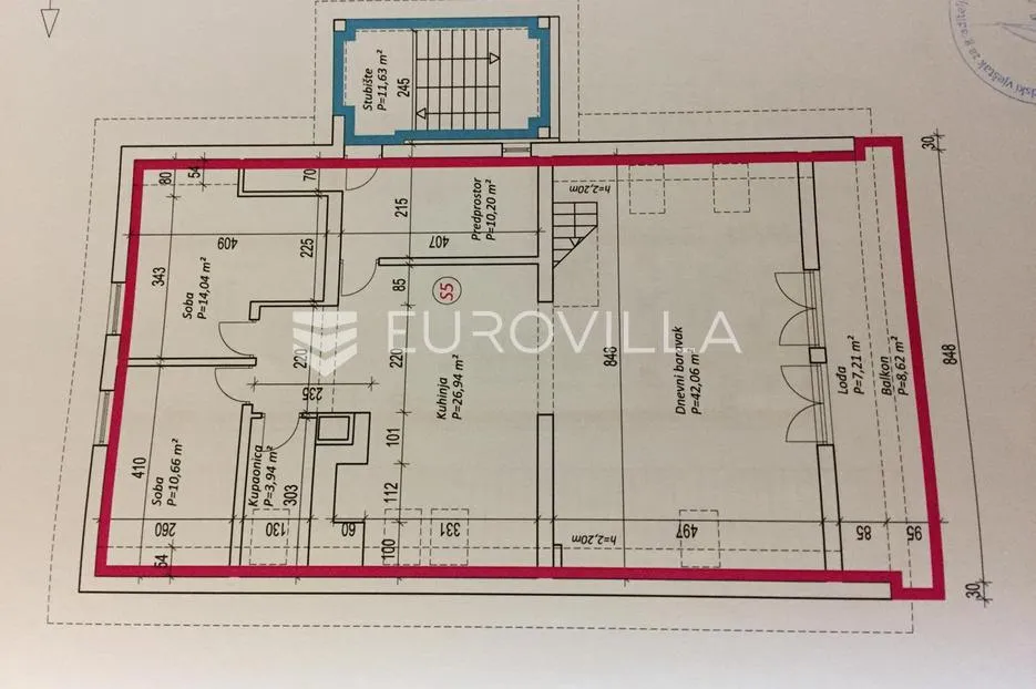zagreb, pantovčak, pavlinovićeva, dvoetažni peterosoban stan sa balkonom, 170 m² - slika 12