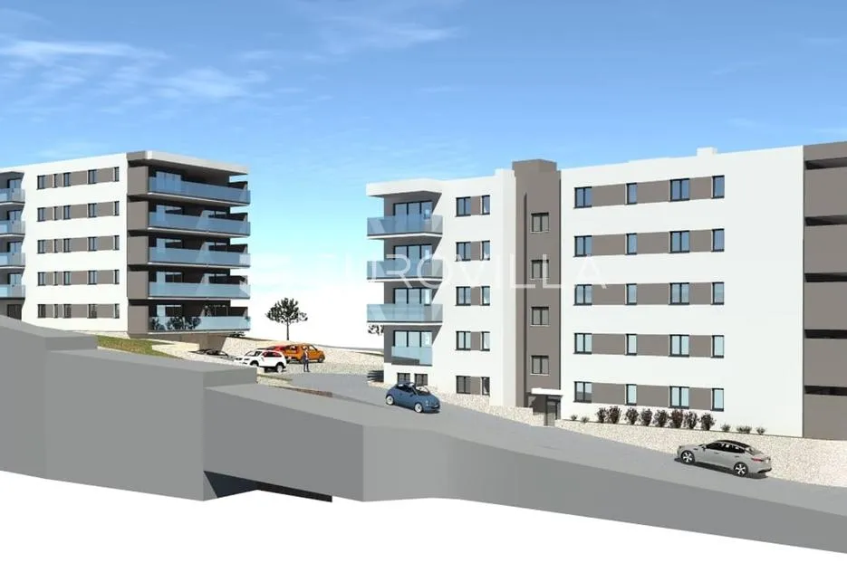 trogir, seget komforan stan 95,70 m² na 1. katu novogradnje s garažom i liftom - slika 2