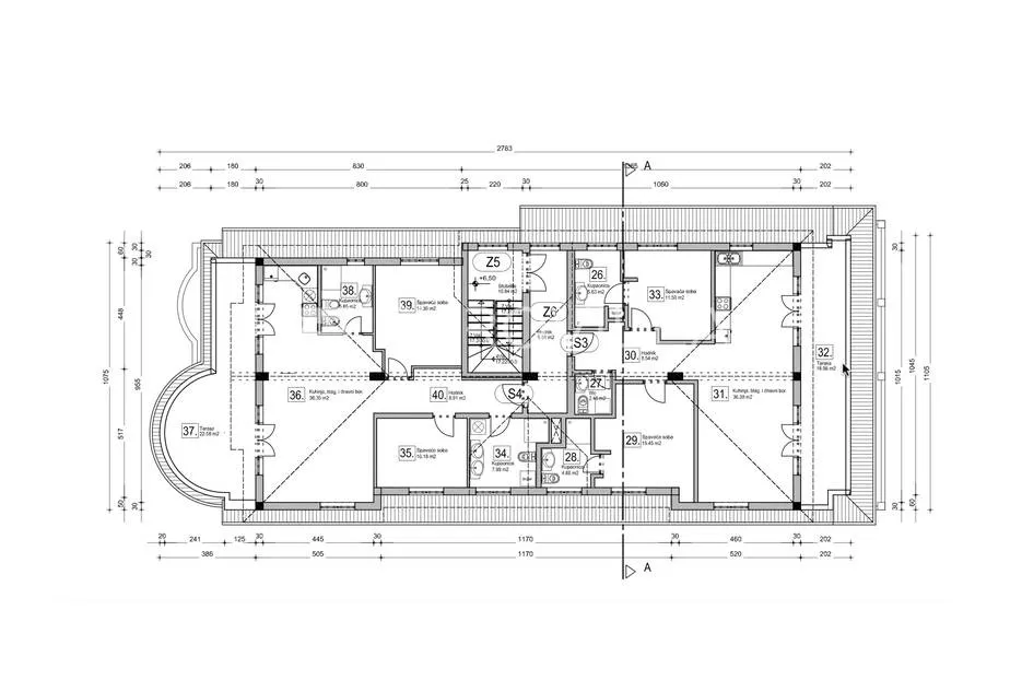 medulin, moderan dvosoban stan 95m2, 500 m od mora - slika 31