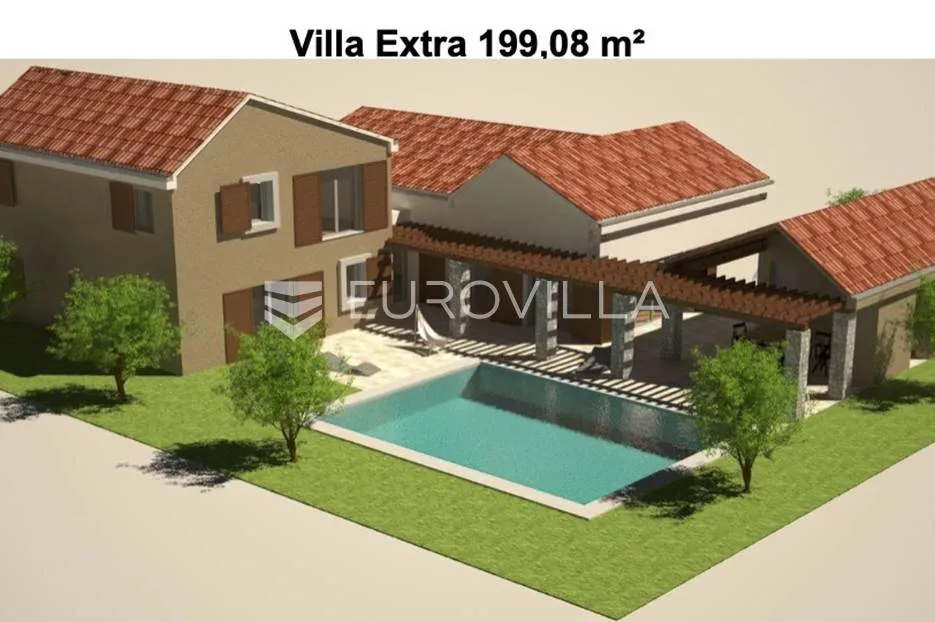 istra, kršan, zemljište 45.000 m² s projektom za 32 ville - slika 7