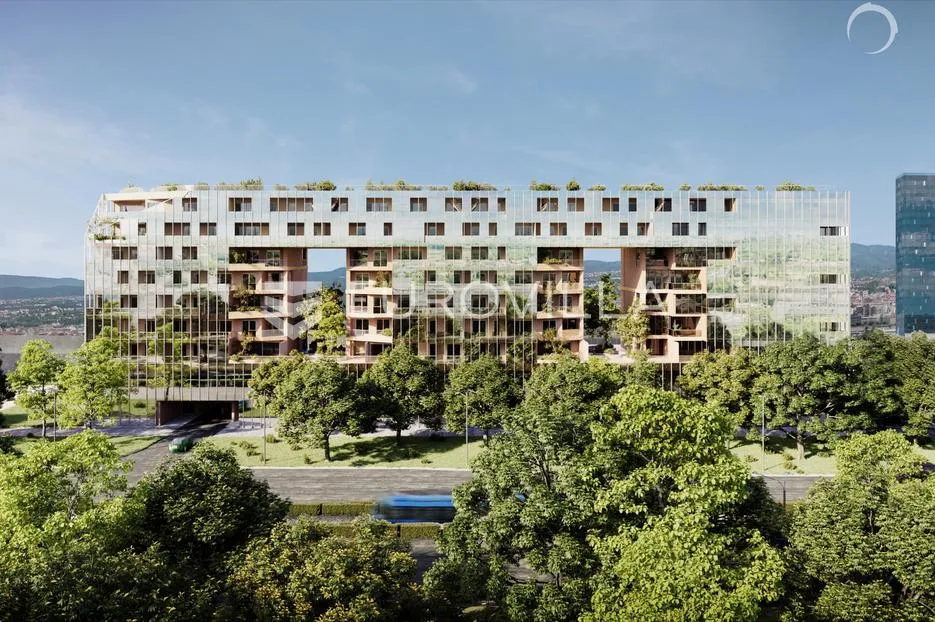 zagreb, strojarska, vukovarska, avenue v, ekskluzivan projekt, dvosoban stan 60,21 m² - slika 2