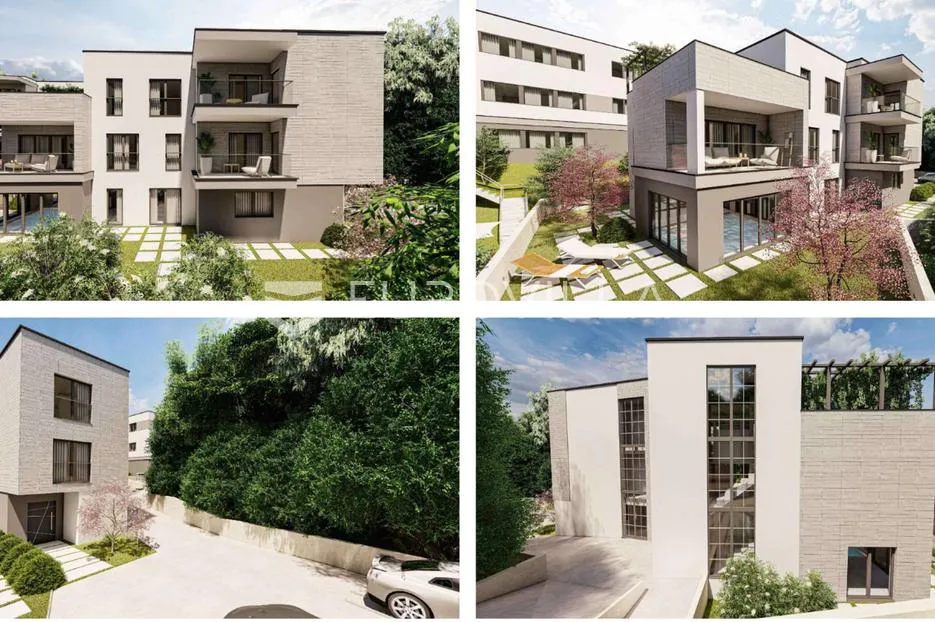 opatija, pobri, građevinsko zemljište površine 1365 m² s idejnim projektom - slika 5