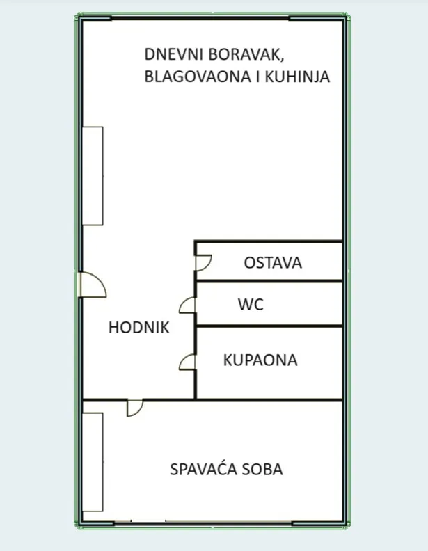 zagreb, zapruđe, novouređen i atraktivan dvosoban stan 43 m² - slika 12