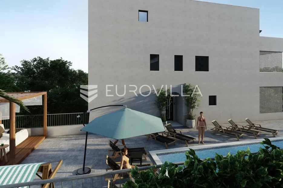 trogir, slatine, drugi red do mora, jednosoban stan u prizemlju površine 65 m², s1 - slika 5