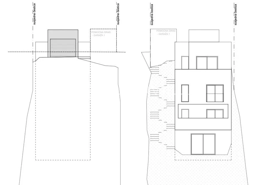 zagreb, vinogradska cesta, građevinsko zemljište 587 m² s idejnim projektom - slika 5