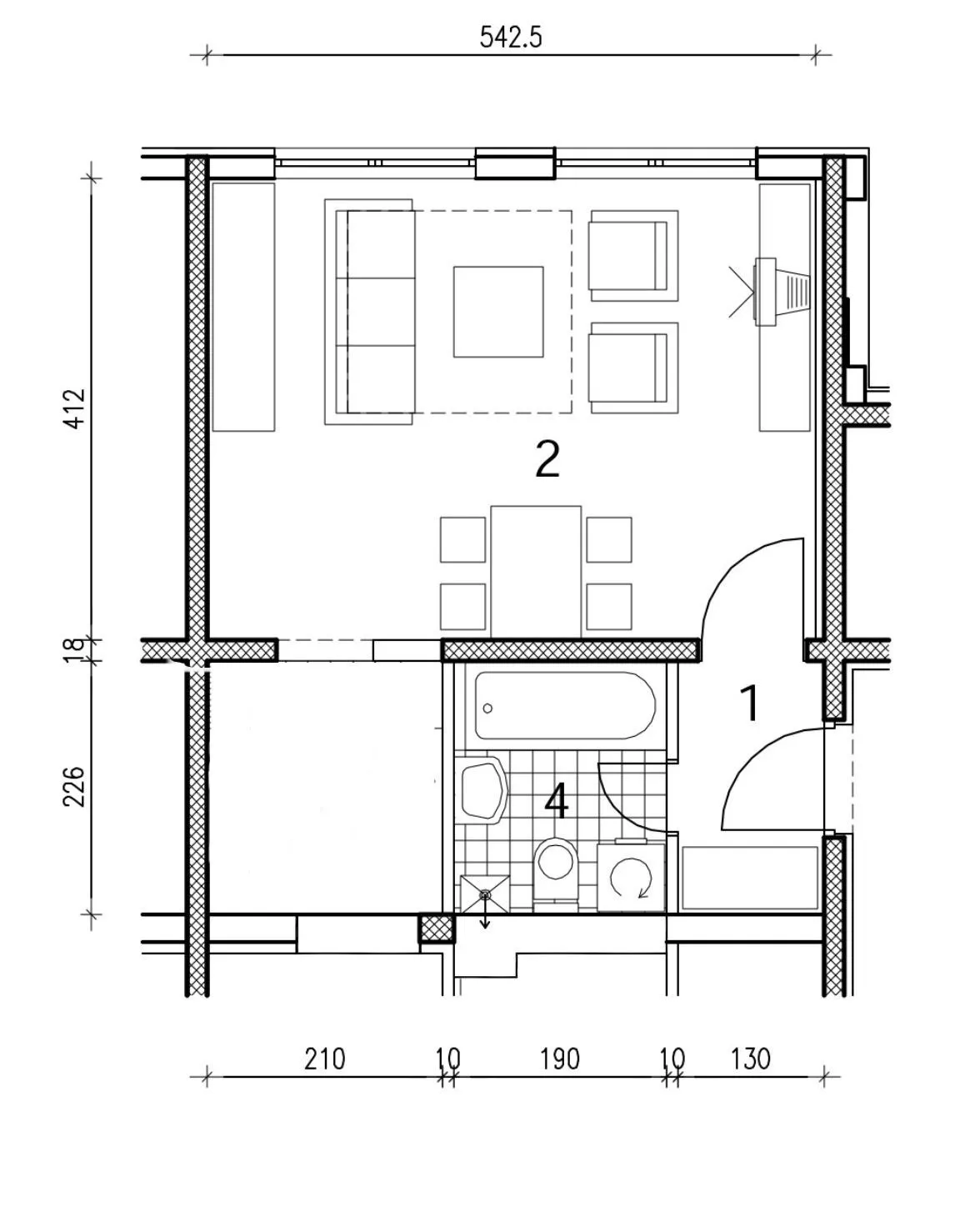 zagreb, sesvete, prekrasan, uređen dvosoban stan, 35 m², prilika - slika 10
