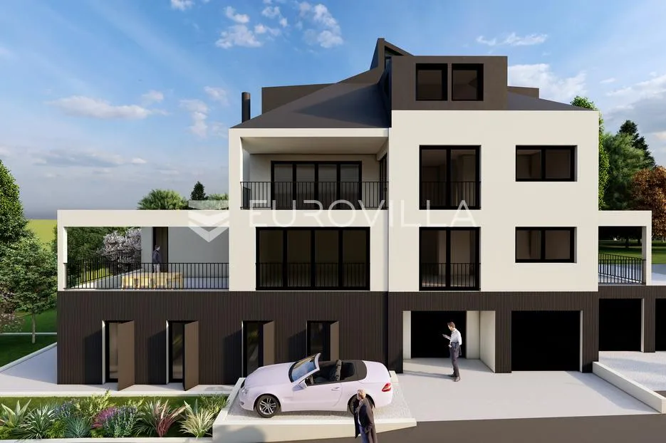 zagreb, gornji bukovac, rohbau zgrada s dva stana 400 m2 s 434 m2 okućnice, građevinska dozvola - slika 2