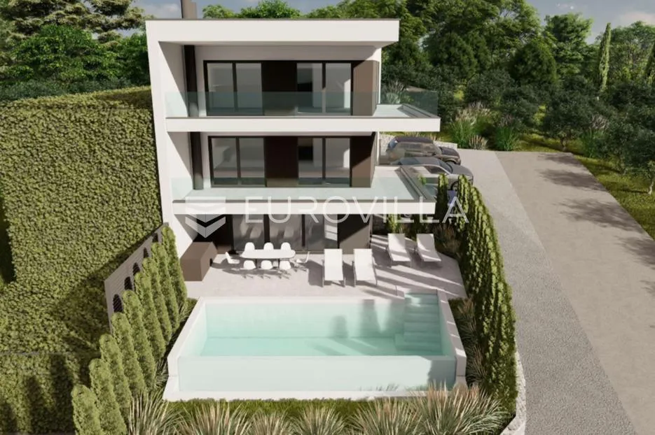 istra, duga uvala, moderna villa s pogledom na more 248m2 - slika 3