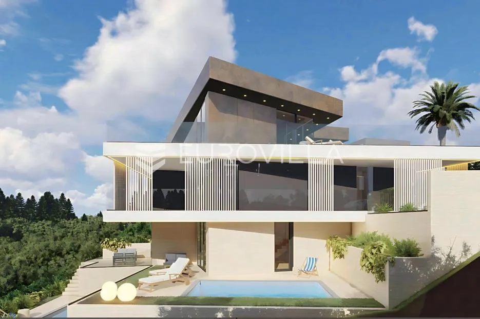 krk, moderna luksuzna novogradnja, trosobni dvoetažni stan 132 m², terasa, vrt, balkon - slika 4
