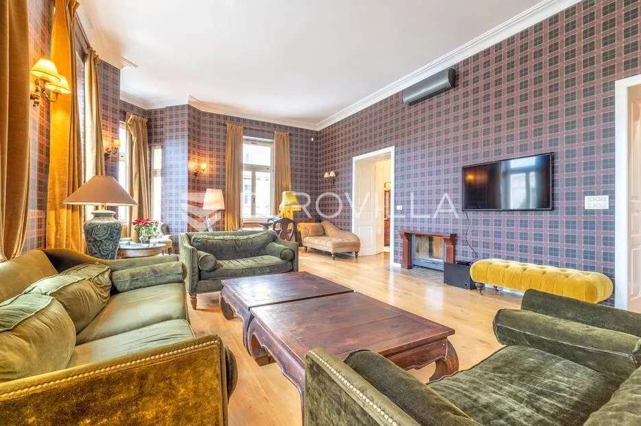 zagreb, zrinjevac luksuzan namješten trosoban stan 200 m² na 1. katu - slika 2