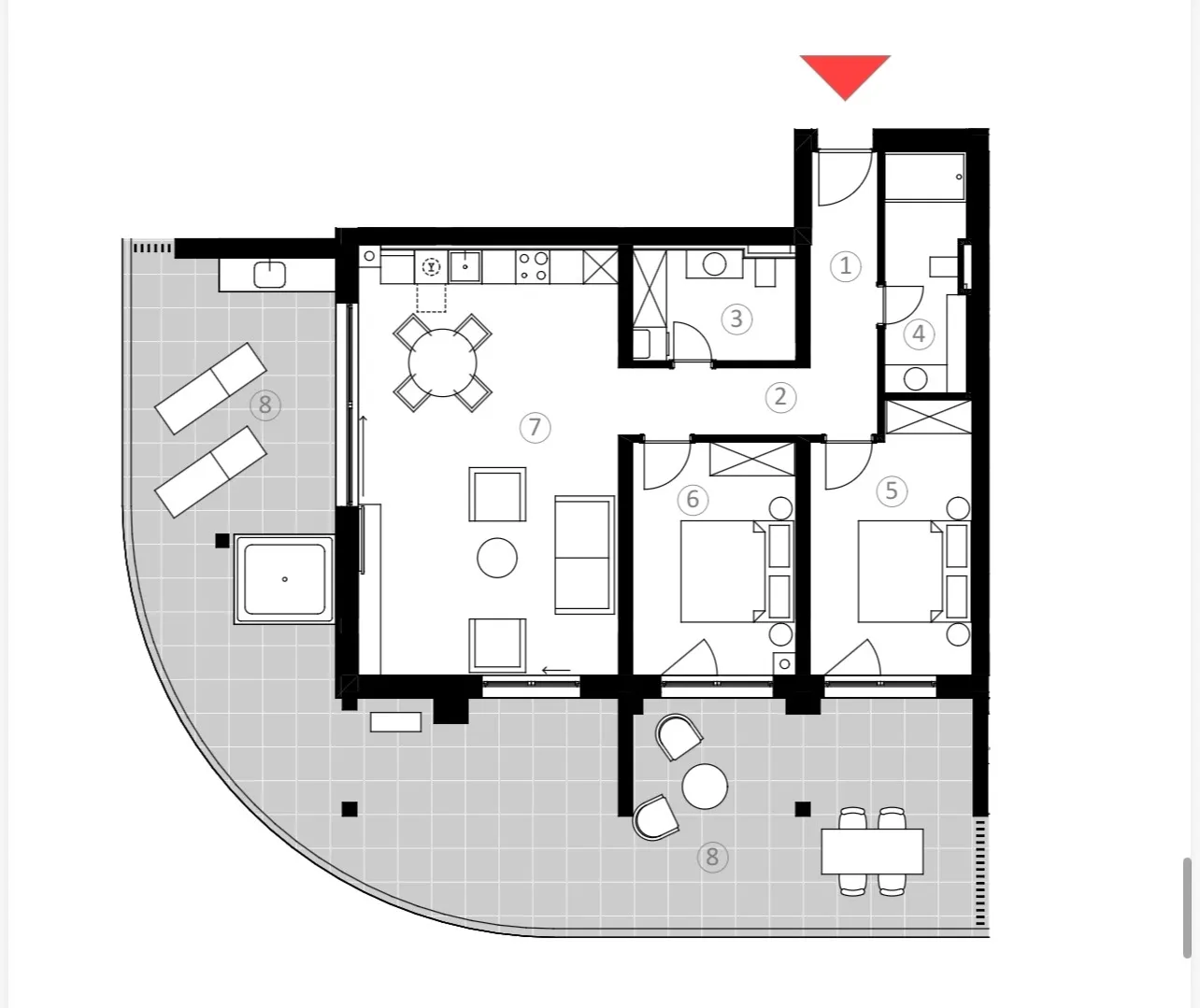 istra, umag, ekskluzivan stan 81 m² s impresivnom terasom, s302 - slika 23