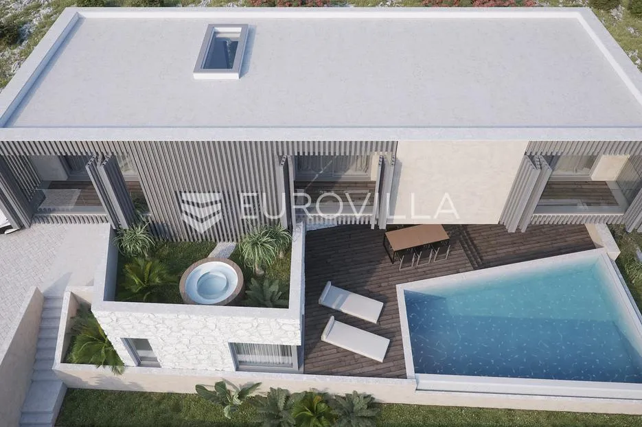 Kali, otok Ugljan, građevinsko zemljište s pravomoćnom građevinskom dozvolom, 604 m² u blizini mora