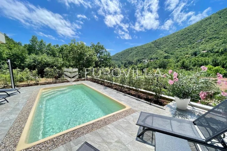 mošćenićka draga, prekrasna novo izgrađena villa s bazenom - slika 26