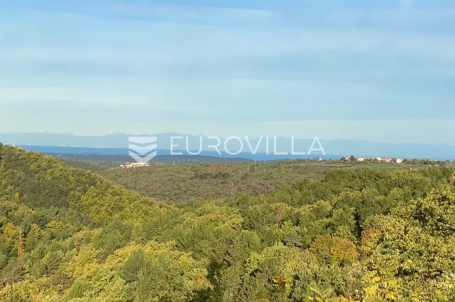 Istra, Grožnjan, građevinsko zemljište s panoramskim pogledom na more - 3043