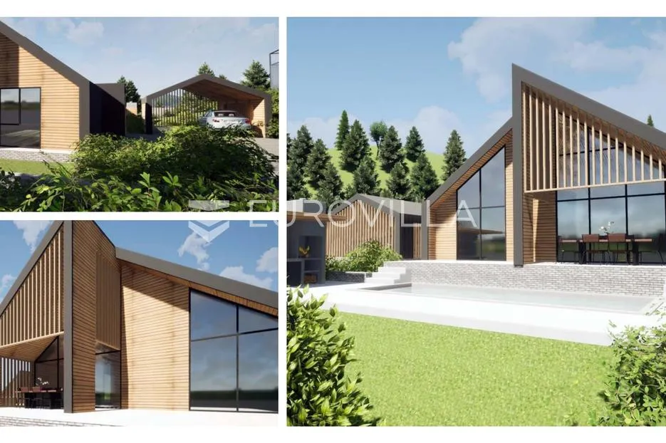 strmec stubički, park prirode medvednica, zemljište 8240 m² s idejnim projektom 4 kuće za odmor - slika 6