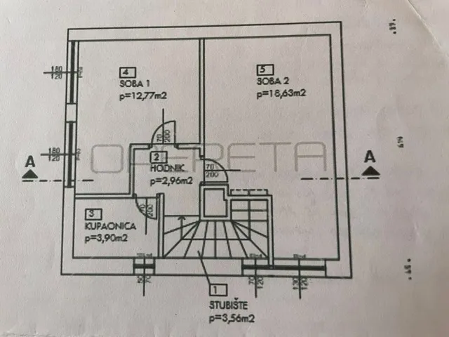 zagreb, centar, draškovićeva, dvoetažan trosoban stan površine 85 m² strogi centar grada - slika 13