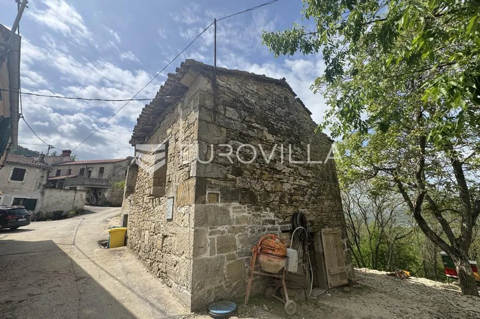 istra, gržani, kuća u nizu, štala s pogledom na butonigu, zemljište - slika 12