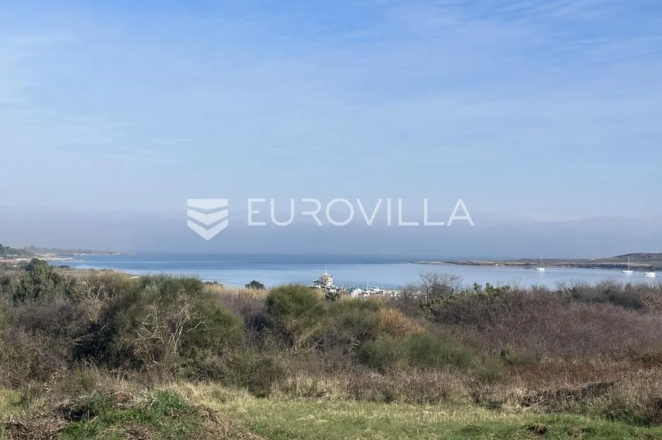 ližnjan, poljoprivredna parcela nkp 1100 m2 s objektom i prekrasnim pogledom more - slika 2