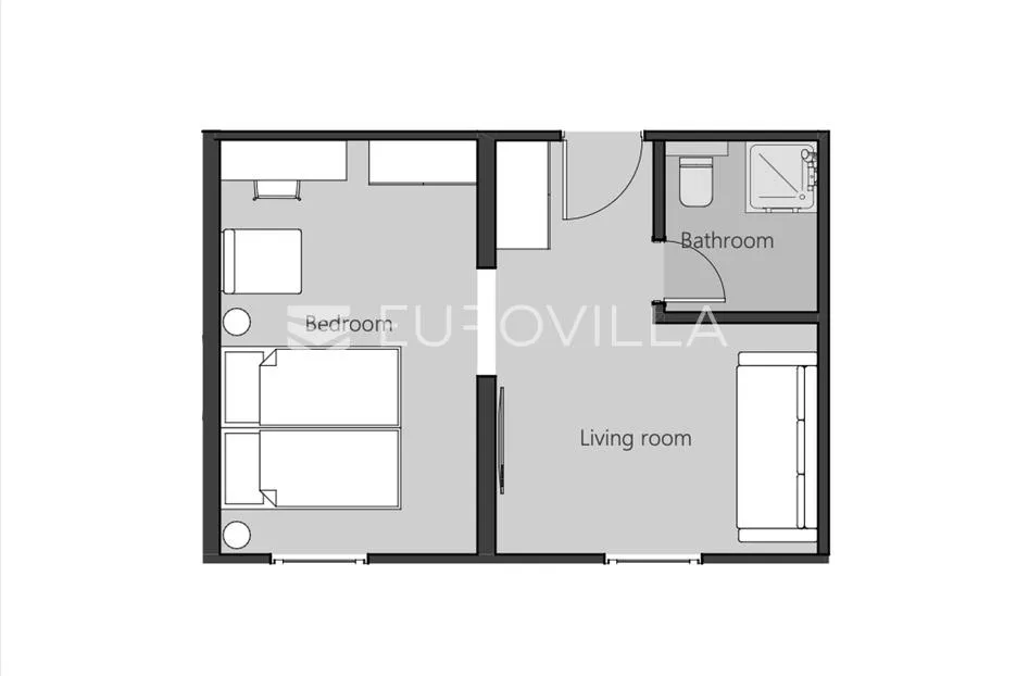 crikvenica, ekskluzivna novogradnja, jednosoban stan 29 m² a15, blizina mora, wellnes, restoran - slika 10