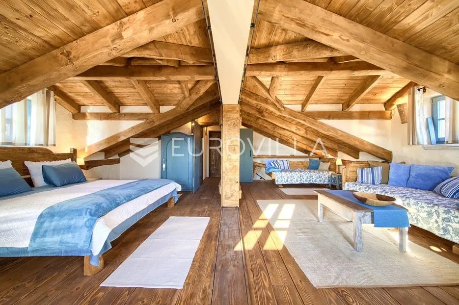 otok krk, malinska, sveti vid, prekrasna mediteranska vila s bazenom - slika 20