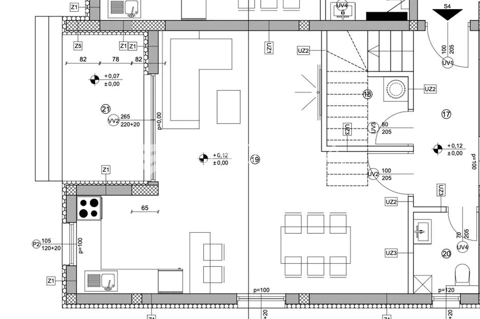 vodice, prostran trosoban stan, 125,82 m² - slika 17